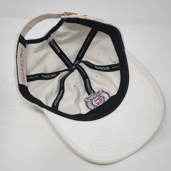 Chicago Fire Slideback Hat White One Size Embroidered Mitchell & Ness - Picture 7 of 10